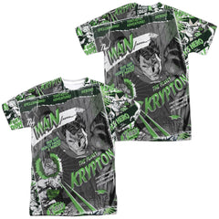 Superman Man From Krypton Men's Regular Fit Polyester SS T