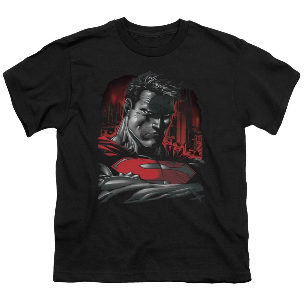 Superman Man Of Steel Youth 18/1 100% Cotton SS T