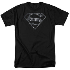 Superman Mech Shield Men's 18/1 Cotton SS T
