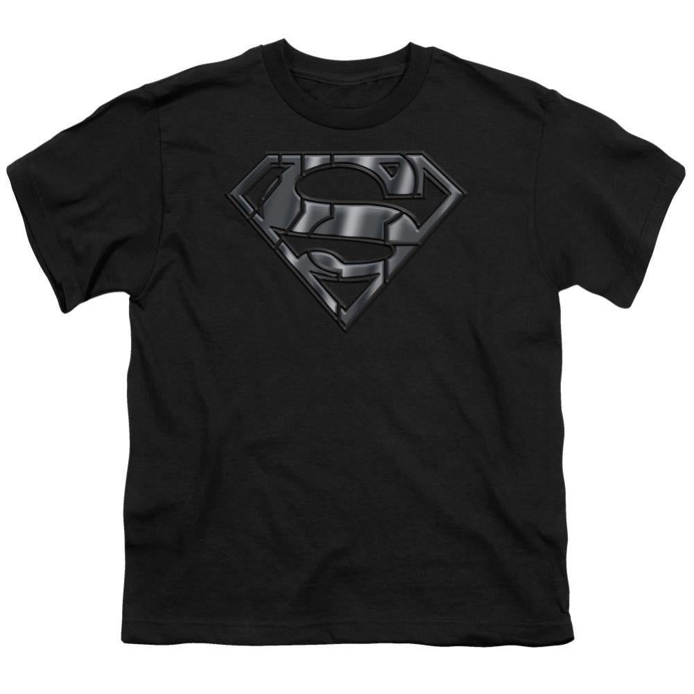 Superman Mech Shield Youth 18/1 100% Cotton SS T