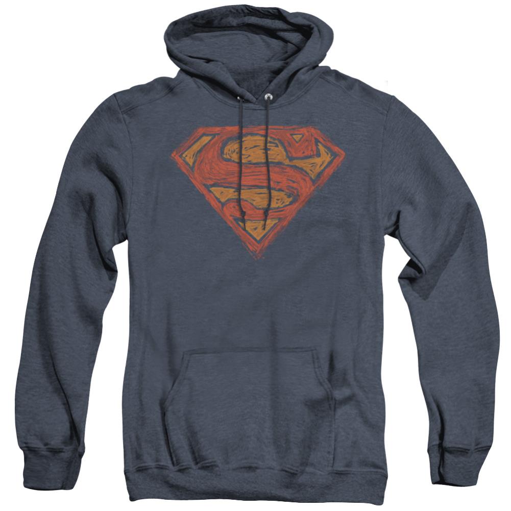 Superman Messy S Men's Pull-Over Hoodie