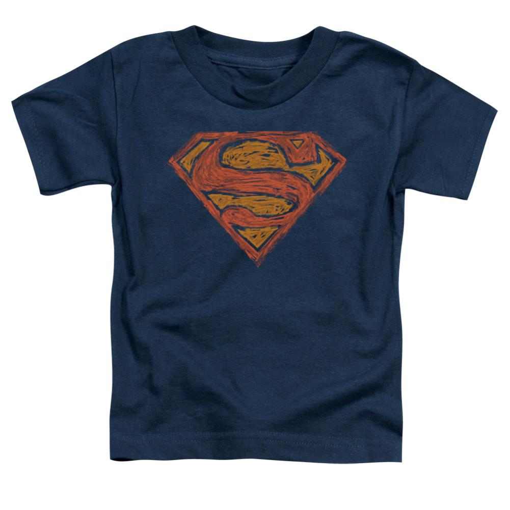 Superman Messy S Toddler 18/1 Cotton SS T
