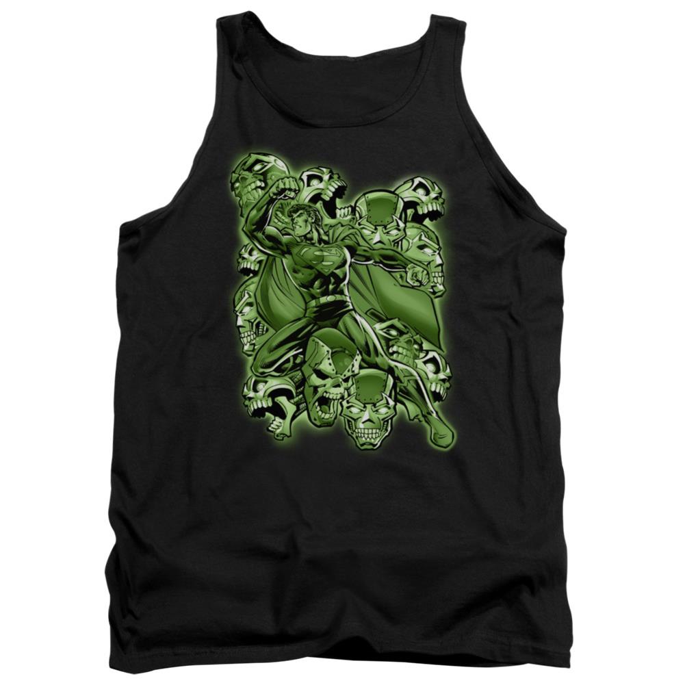 Superman Metallo Mayhem Men's 18/1 Cotton Tank Top