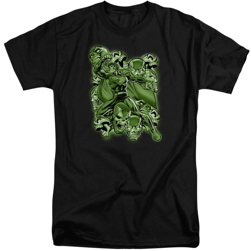 Superman Metallo Mayhem Men's 18/1 Tall Cotton SS T