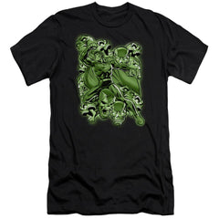 Superman Metallo Mayhem Men's Ultra-Soft 30/1 Cotton Slim SS T