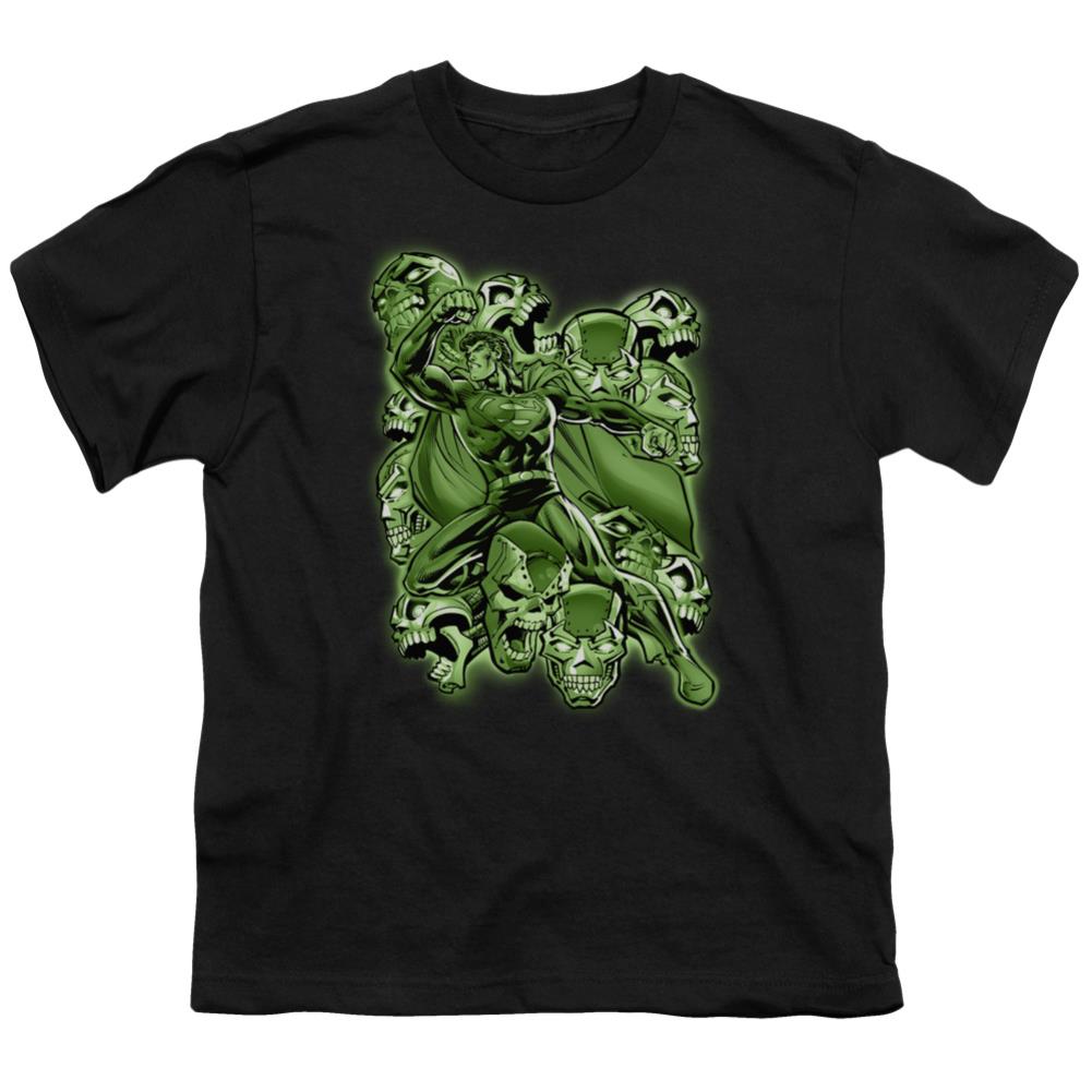 Superman Metallo Mayhem Youth 18/1 100% Cotton SS T