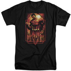 Superman Metropolis Deco Men's 18/1 Tall Cotton SS T
