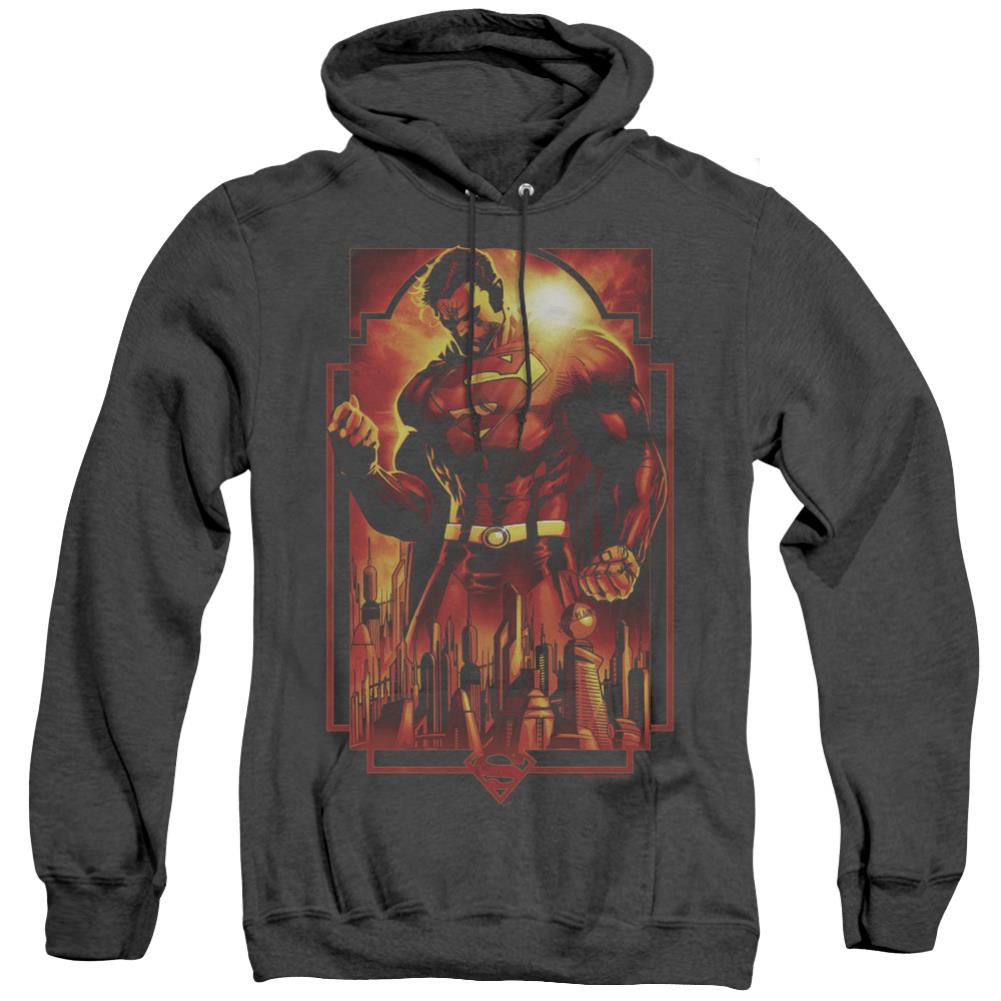 Superman Metropolis Deco Men's Pull-Over Hoodie
