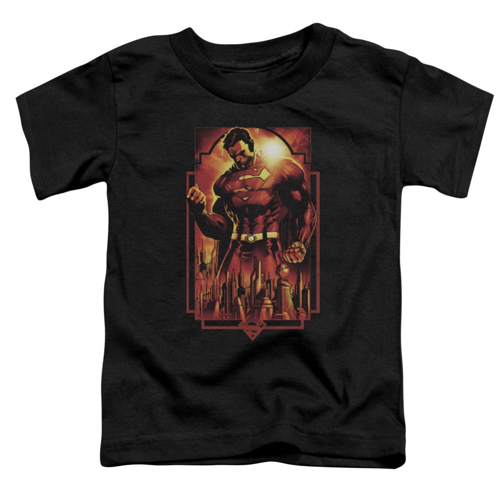 Superman Metropolis Deco Toddler 18/1 Cotton SS T