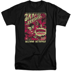 Superman Metropolis Meltdown Men's 18/1 Tall Cotton SS T