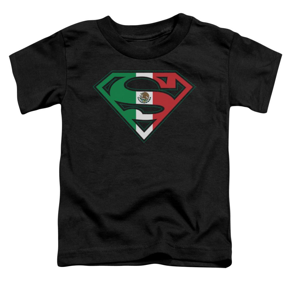 Superman Mexican Flag Shield Toddler 18/1 Cotton SS T