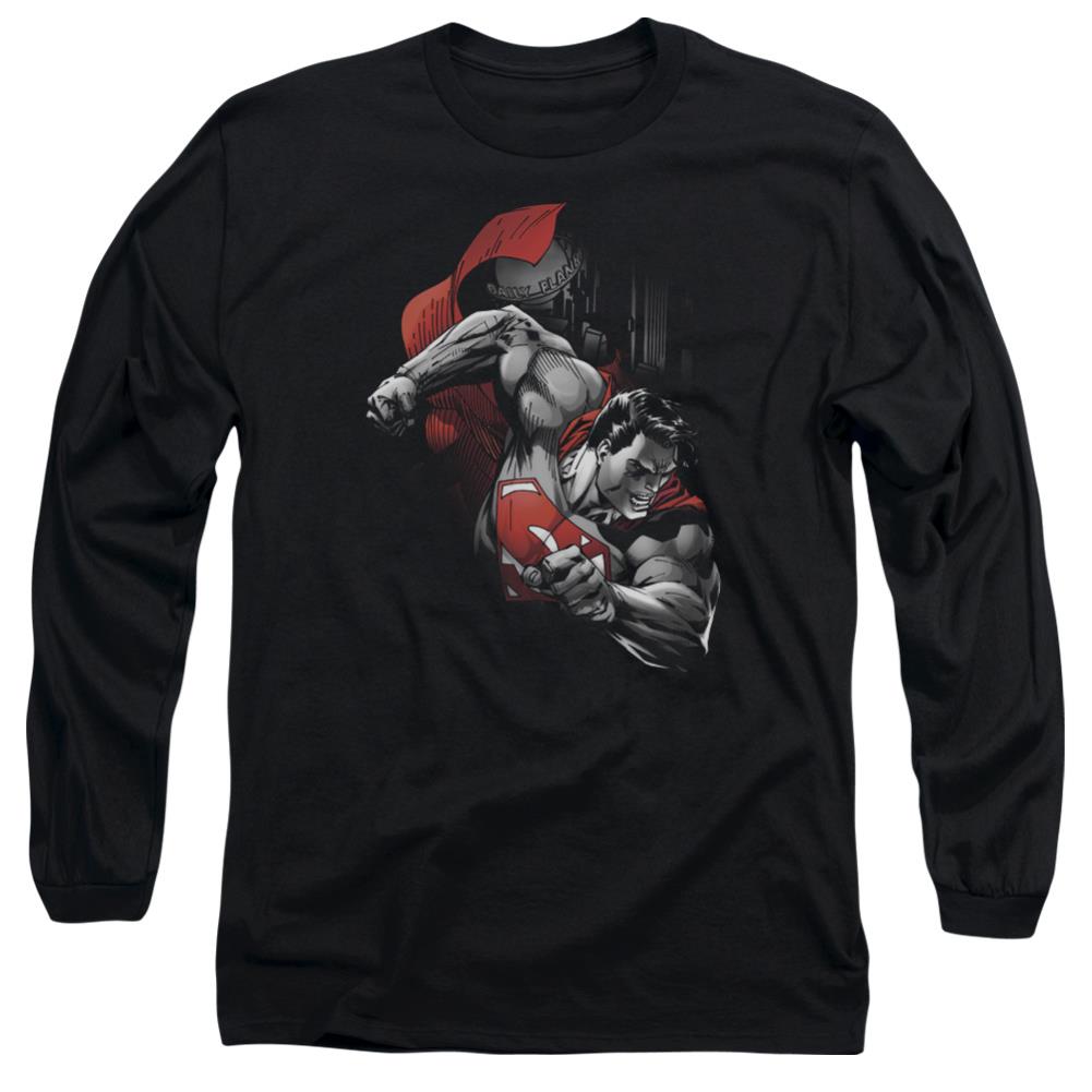 Superman My City Men's 18/1 Cotton LS T
