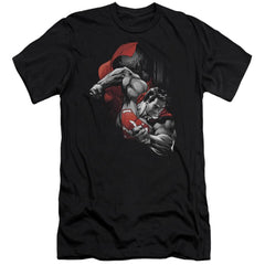 Superman My City Men's Ultra-Soft 30/1 Cotton Slim SS T