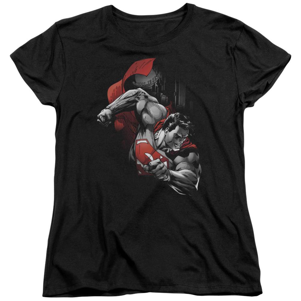 Superman My City Women's 18/1 Cotton SS T