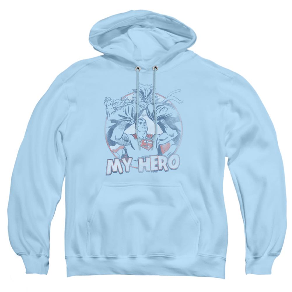 Superman My Hero Men's Pull-Over 75 25 Poly Hoodie