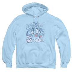 Superman My Hero Men's Pull-Over 75 25 Poly Hoodie