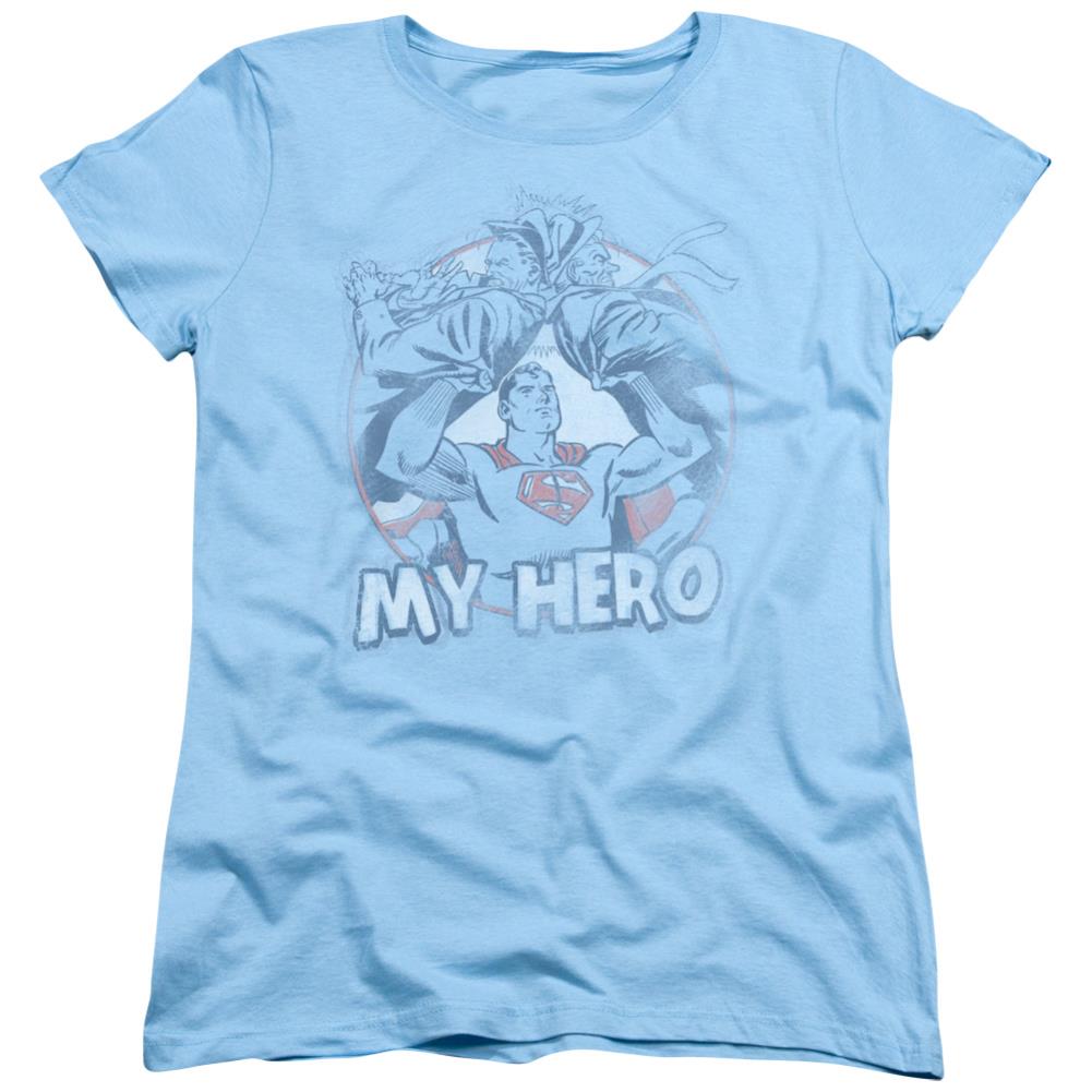 Superman My Hero Women's 18/1 Cotton SS T