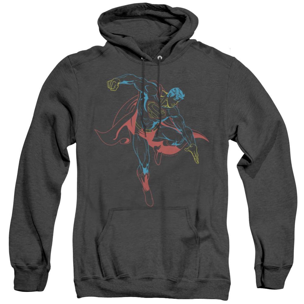 Superman Neon Superman Men's Pull-Over Hoodie