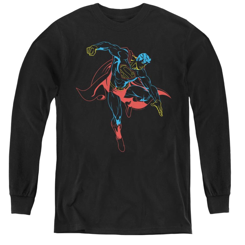 Superman Neon Superman Youth LS T