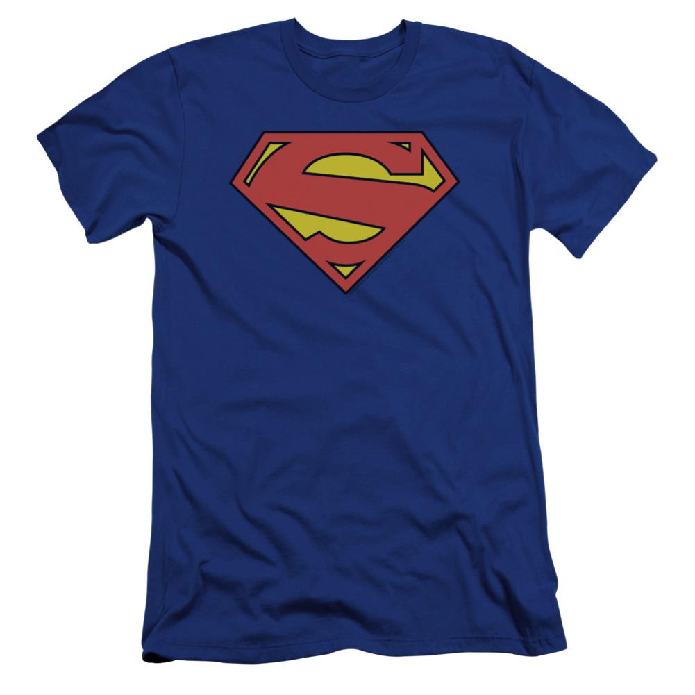 Superman New 52 Shield Men's Ultra-Soft 30/1 Cotton Slim SS T