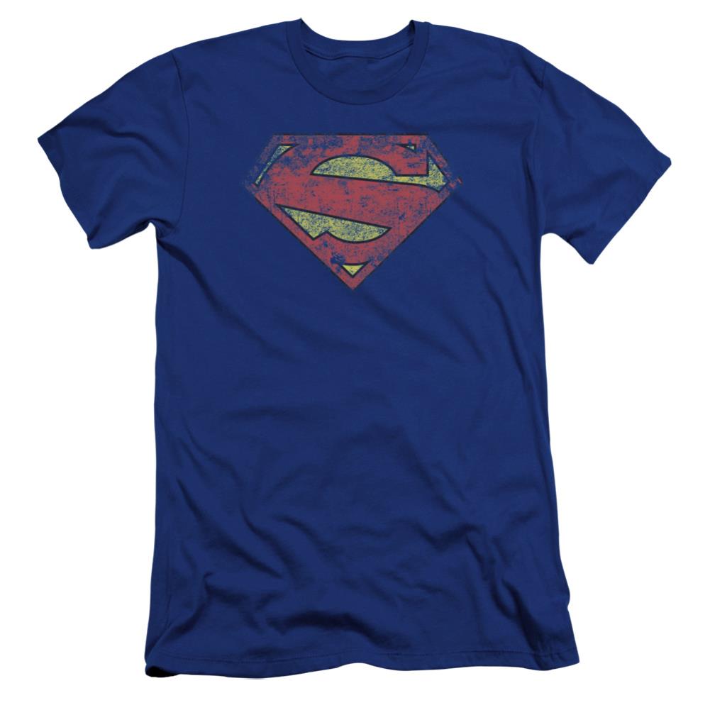 Superman New 52 Shield Men's Ultra-Soft 30/1 Cotton Slim SS T