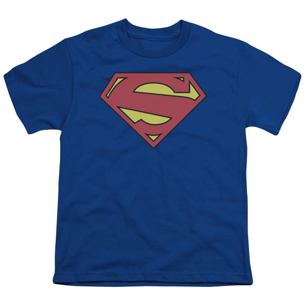 Superman New 52 Shield Youth 18/1 100% Cotton SS T