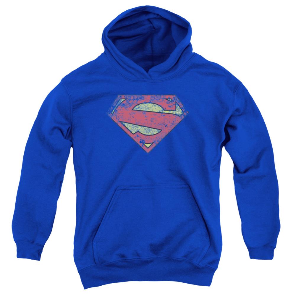 Superman New 52 Shield Youth Cotton Poly Pull-Over Hoodie