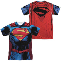Superman New 52 Superman (Front/Back Print) Men's Regular Fit Polyester SS T