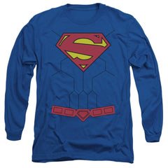 Superman New 52 Torso Men's 18/1 Cotton LS T