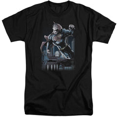 Superman Night Fight Men's 18/1 Tall Cotton SS T