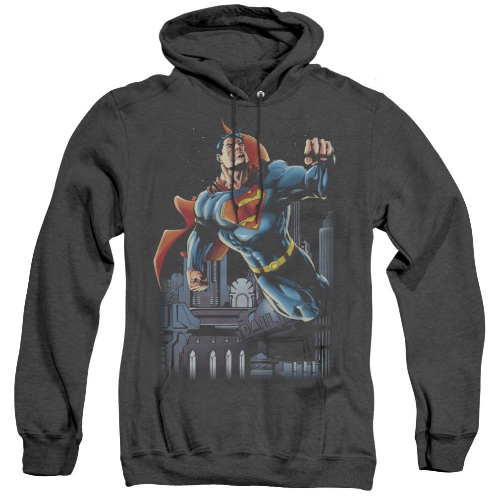 Superman Night Fight Men's Pull-Over Hoodie