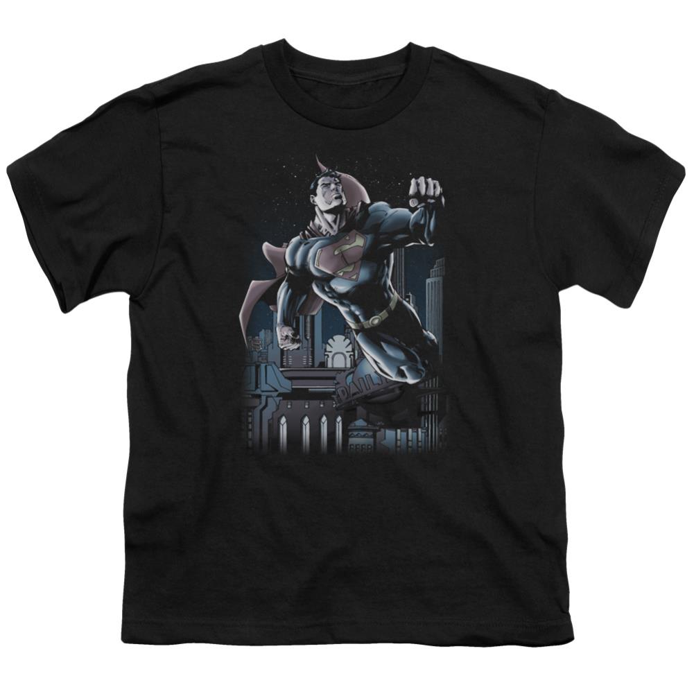 Superman Night Fight Youth 18/1 100% Cotton SS T