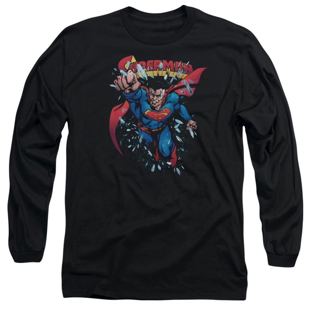 Superman Old Man Kal Men's 18/1 Cotton LS T