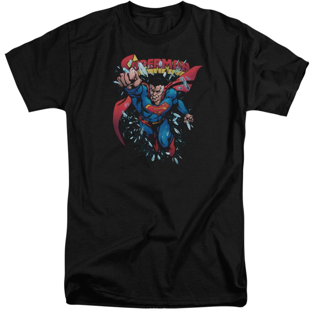 Superman Old Man Kal Men's 18/1 Tall Cotton SS T