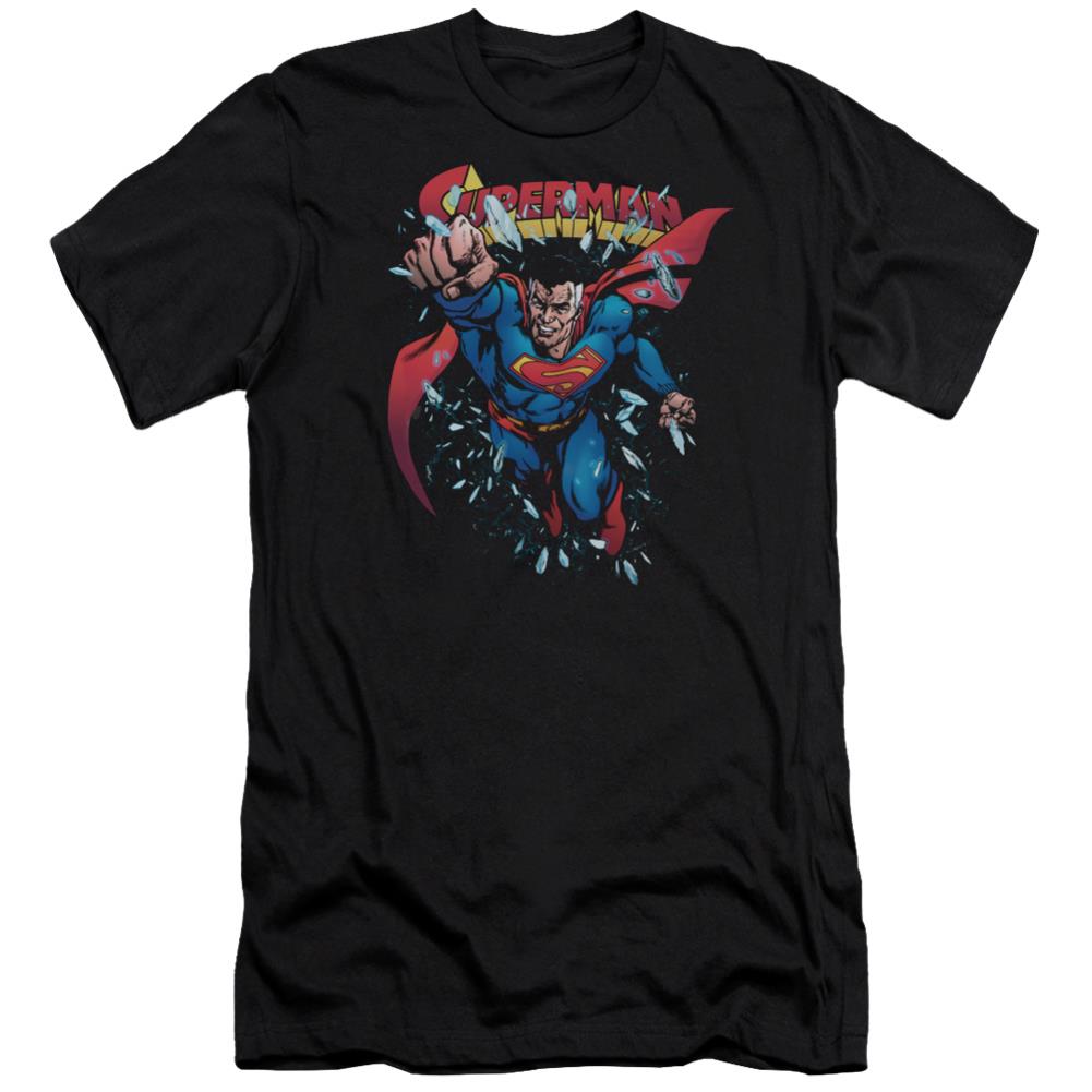 Superman Old Man Kal Men's Ultra-Soft 30/1 Cotton Slim SS T
