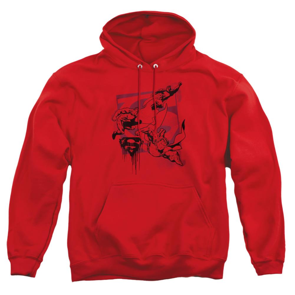 Superman Omnipresent Men's Pull-Over 75 25 Poly Hoodie