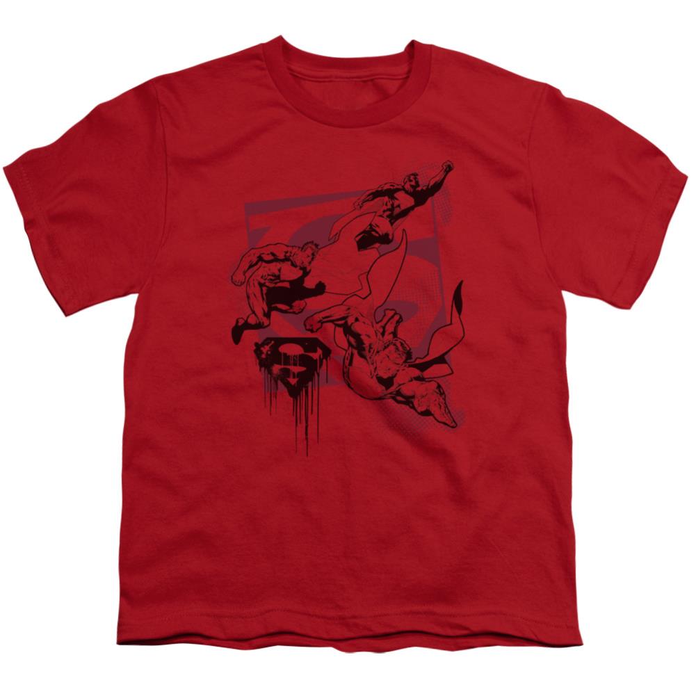Superman Omnipresent Youth 18/1 100% Cotton SS T