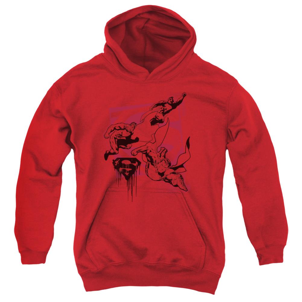 Superman Omnipresent Youth Cotton Poly Pull-Over Hoodie