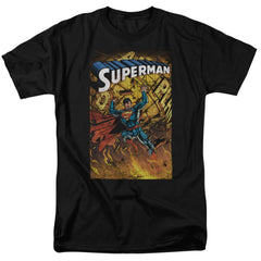 Superman One Men's 18/1 Cotton SS T