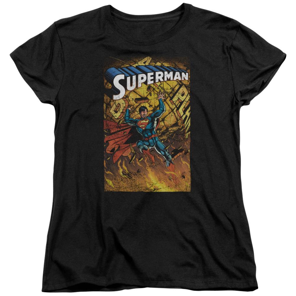 Superman One Women's 18/1 Cotton SS T