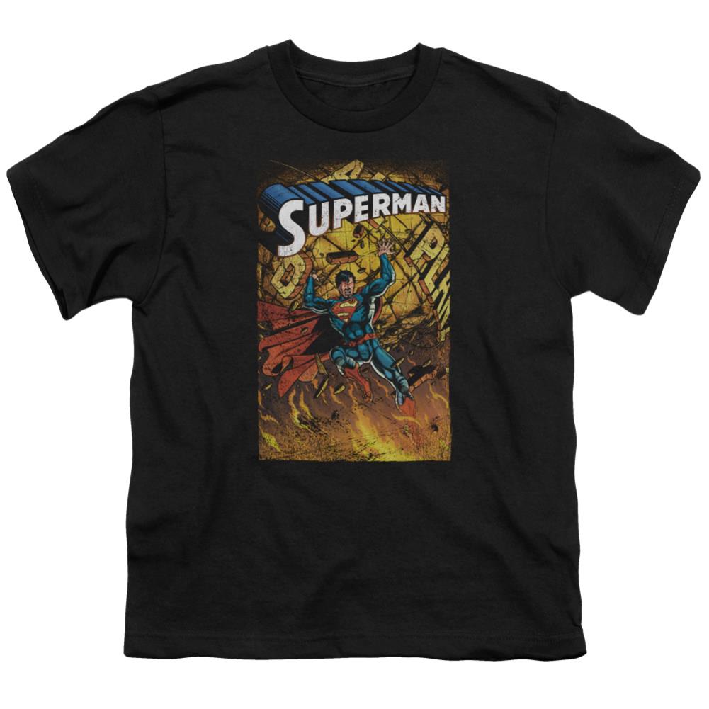Superman One Youth 18/1 100% Cotton SS T