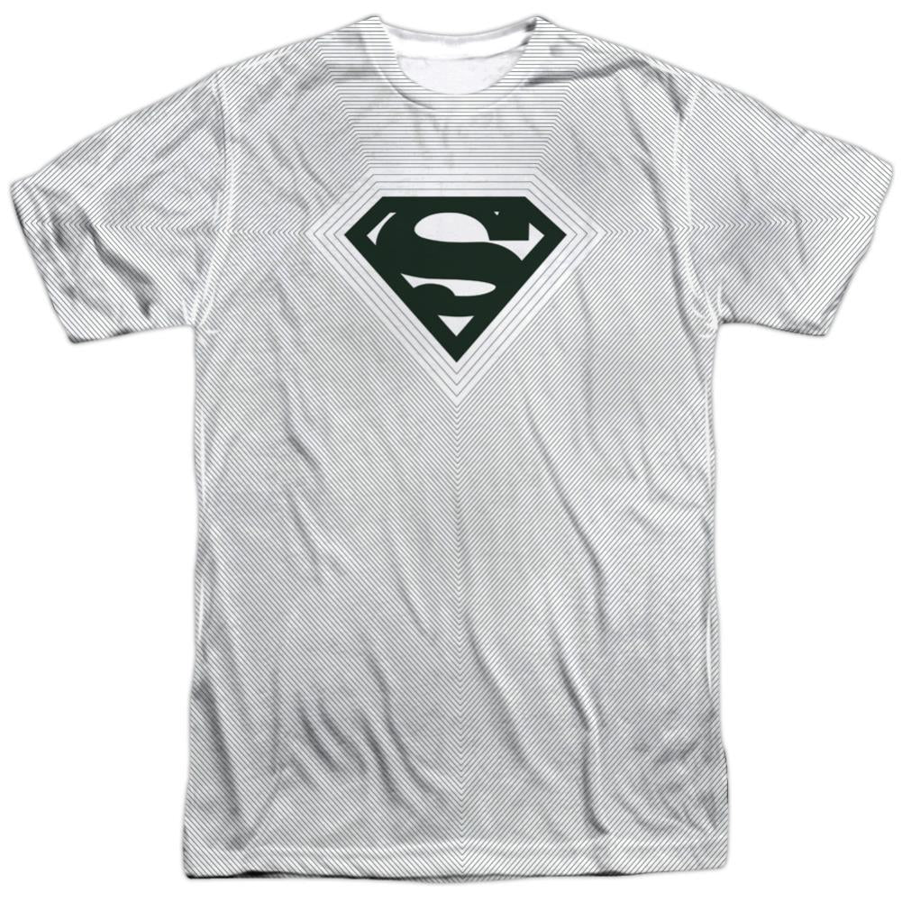Superman Optical Stripes Men's Regular Fit Polyester SS T
