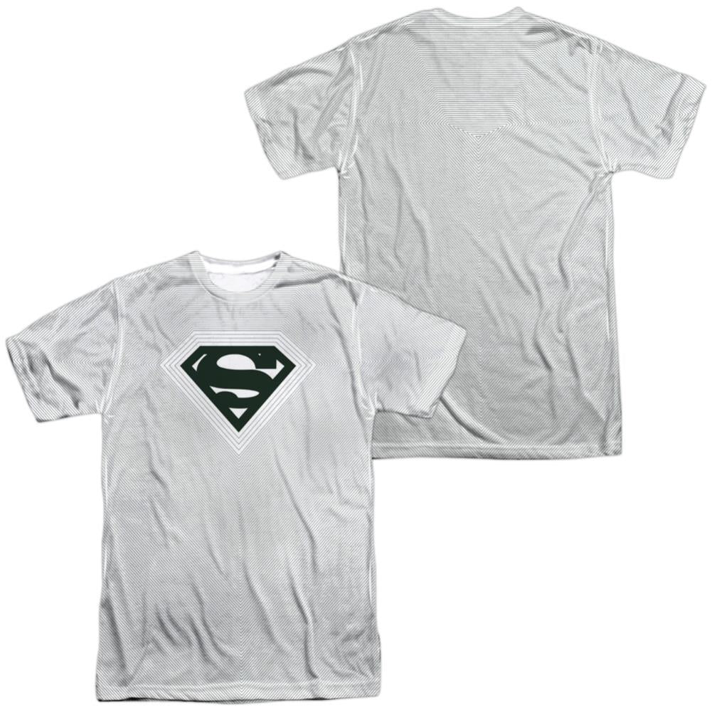 Superman Optical Stripes Men's Regular Fit Polyester SS T