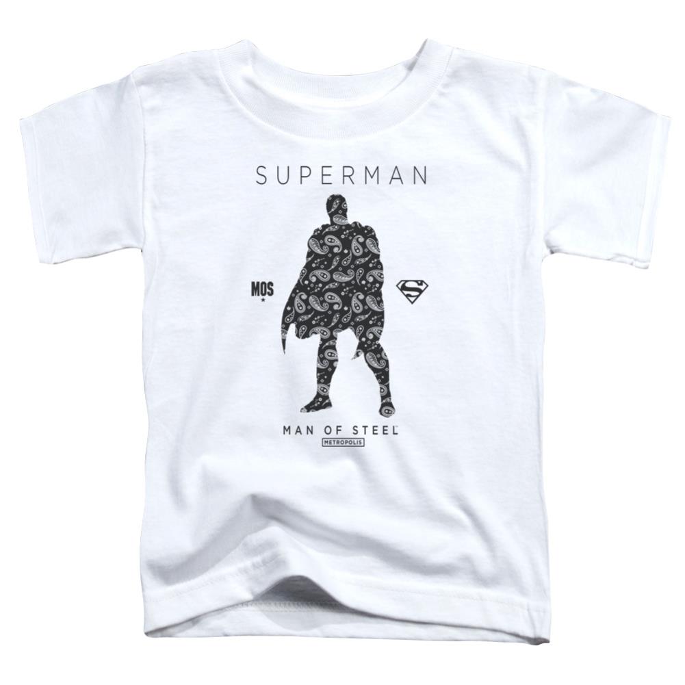 Superman Paisley Sihouette Toddler 18/1 Cotton SS T