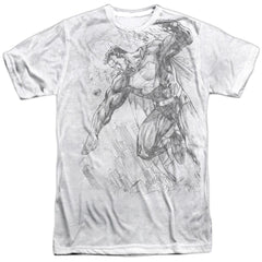 Superman Pencil City To Space Men's Regular Fit Polyester SS T