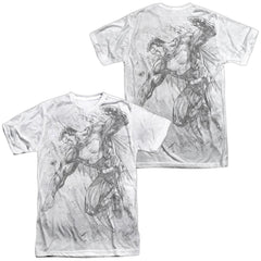 Superman Pencil City To Space Men's Regular Fit Polyester SS T