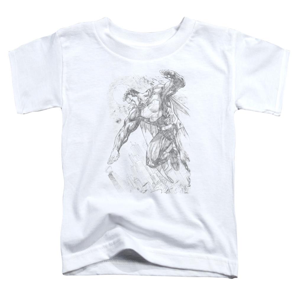 Superman Pencil City To Space Toddler 18/1 Cotton SS T