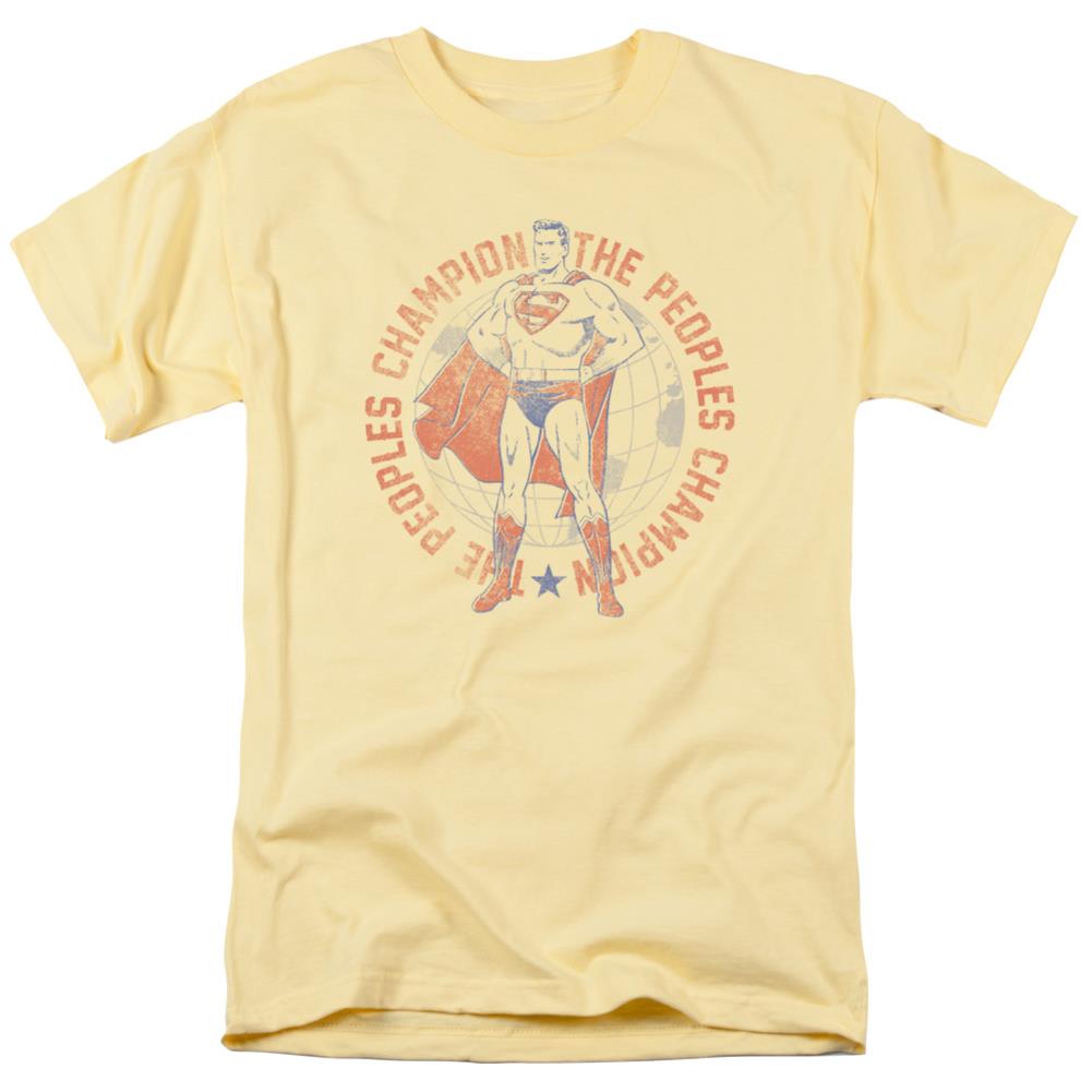 Superman Peoples Champion Men's 18/1 Cotton SS T