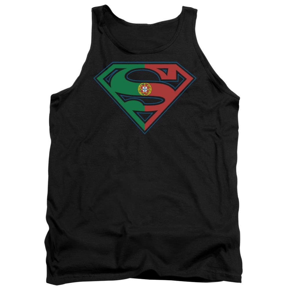 Superman Portugal Shield Men's 18/1 Cotton Tank Top