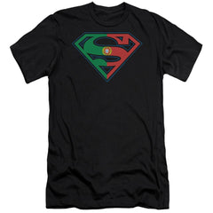 Superman Portugal Shield Men's Ultra-Soft 30/1 Cotton Slim SS T